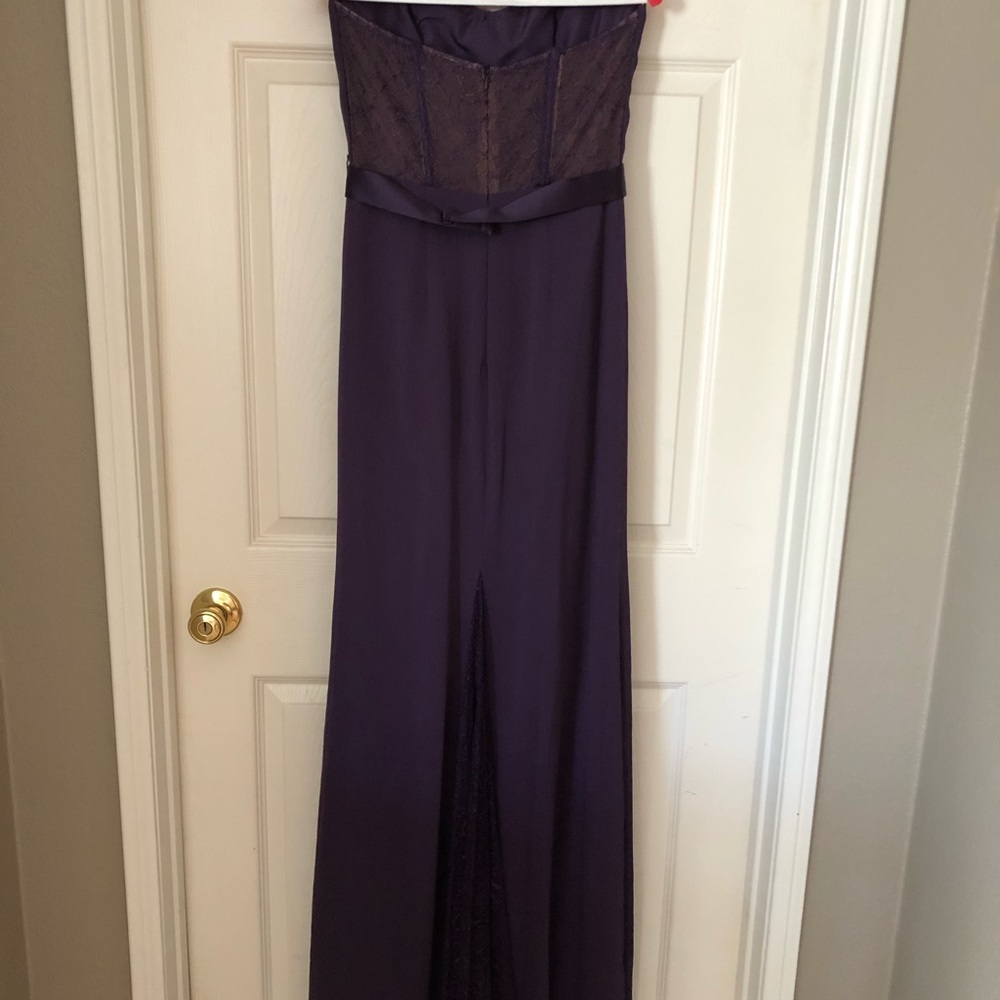 White by Vera Wang chiffon bridesmaid gown - Picture 4 of 8